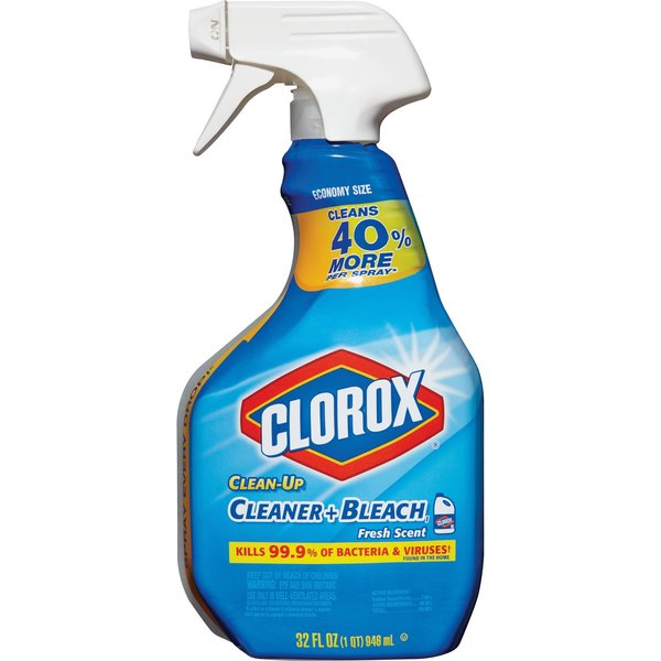 Clorox Clean-Up All Purpose Cleaner with Bleach, 32 fl oz (1 quart) Rain Clean, 9 PK CLO30197CT